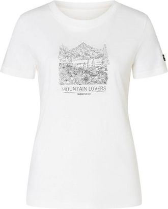super.natural Mountain Lovers Bio Cotton Tee Merinoshirt f&uuml;r Damen | wei&szlig;