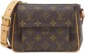 Louis Vuitton Pre-owned Cross Body Bags, female, Brown, Size: ONE SIZE Pre-owned Viva Cite PM Shoulder Bag