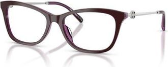 Tory Burch 53mm Square optical glasses in Violet at Nordstrom