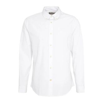 Barbour Casual Shirts - Heren - Casual Overhemden - Wit - M - Katoen - Overhemden
