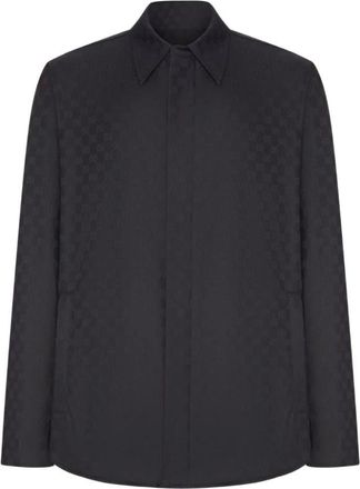 Gucci Lichtgewicht gewatteerd nylon jack - Heren - Jassen - Zwart - Maat: XL Nylon