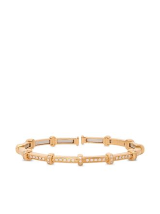 Sidney Garber 18K yellow gold Spring diamond bracelet - women - 18kt Yellow Gold/Diamond - One Size