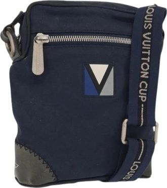 Louis Vuitton Pre-owned Cross Body Bags, female, Blue, Size: ONE SIZE Pre-owned Cross Body Bag