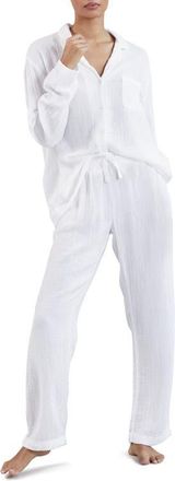 The White Company Double Cotton Pajamas at Nordstrom, Size X-Large