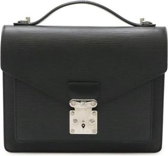 Louis Vuitton Pre-owned Epi Monceau Handtas - Heren - Vintage Handtas - Zwart - ONE Size - Leer - Vintage