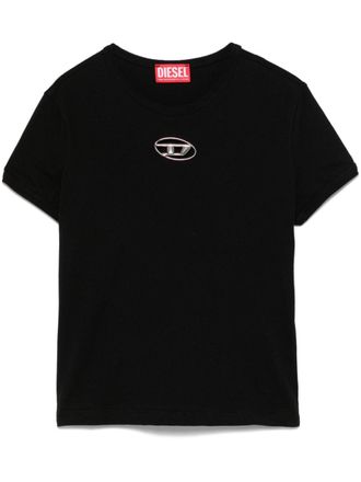 Diesel T-shirt T-Uncutie-Long-Od - Nero