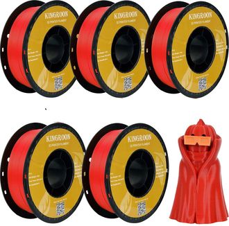OEM Filamento Para Impresi&oacute;n 3d, Material Pla, 1,75 Mm De Di&aacute;metro, 5 Kg, Rojo