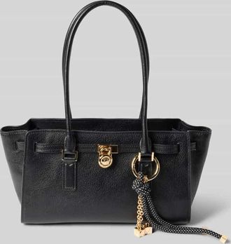 Michael Kors Handtasche mit Label-Anhänger Modell HAMILTON in Black, Größe 1