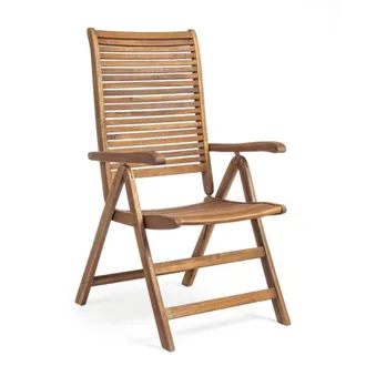 Konte Design Sill&oacute;n reclinable de madera de acacia