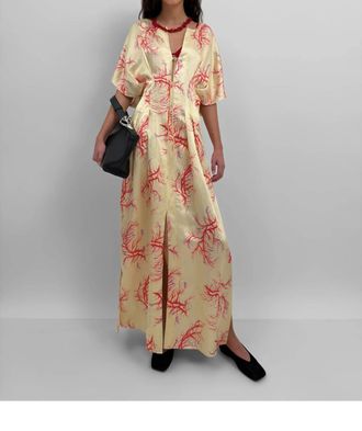 Rodebjer The Kylie Maxi Dress In Seaweed