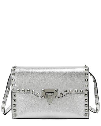 Tiffany & Fred Studded Leather Crossbody Flap Bag
