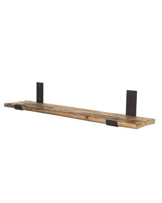 Hannun Estanter&iacute;a/librer&iacute;a de pared flotante en madera color olivo 125 cm