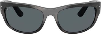 Ray-Ban Mega Balorama Blue Rectangular Unisex Sunglasses RB2289 1404R5 60