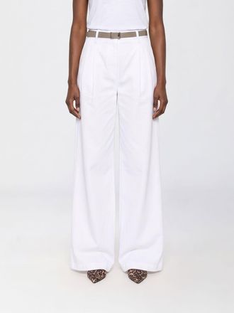 Dolce & Gabbana Jeans a gamba larga in denim a vita alta con pinces