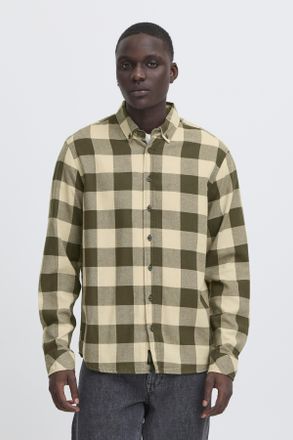 Blend Flanellhemd BLEND BHBUSTER SHIRT, Herren, Gr. XXL, N-Gr, gr&uuml;n (forest night), Web, Obermaterial: 100% Baumwolle, kariert, regular fit normal, ohne Aus