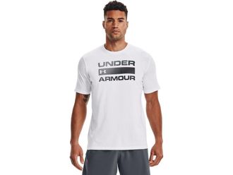 Under Armour Mens Team Issue Wordmark SS T-Shirt, Color White (100), Size: XXX-Large x Tall