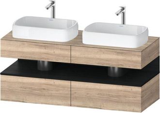 Duravit Qatego Consola Mueble Bajo Lavabo, 2 Extensiones, 2 - Duravit