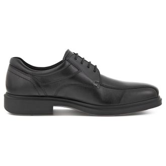 Ecco Ecco Helsinki 2 500174 Leather Mens Lace Up Trainers - UK 10.5-11 - US 11-11.5 Men - EU 45 - Black - Size:UK 10.5-11