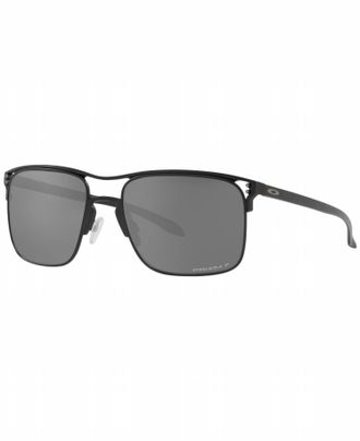 Oakley Womens Holbrook Ti Sunglasses In Satin Black Prizm Black Polarized