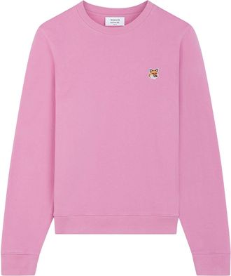 Maison Kitsuné Cotton Sweatshirt With Iconic Embroidered Logo On The Front