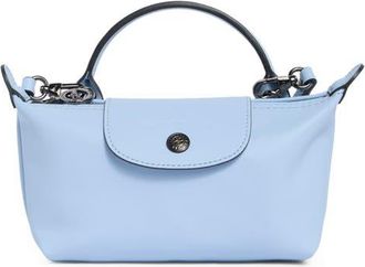 Longchamp Extra Small Le Pliage Xtra Leather Clutch in Wave at Nordstrom