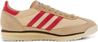 adidas SL 72 three-stripe panelled sneakers - Brown