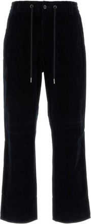 Moncler Navy Blue Classic Logo Patch Trouser