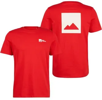 Bergfreunde.de Ro&szlig;bergBF. Logo T-Shirt T-Shirt f&uuml;r Herren | rot