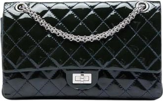 Chanel Pre-owned Reissue Flap Bag - Dames - Vintage Schoudertas - Blauw - ONE Size - Leer - Vintage