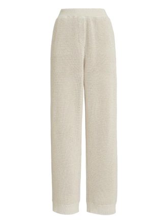 Brunello Cucinelli elastic-waistband trousers - Neutrals