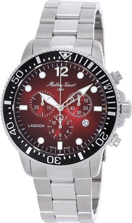 Mathey-Tissot Lagoon Chronograph Quartz Red Dial Mens Watch H123CHAR