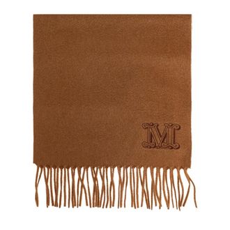 Max Mara Winter Scarves, female, Brown, Size: ONE SIZE Cashmere scarf