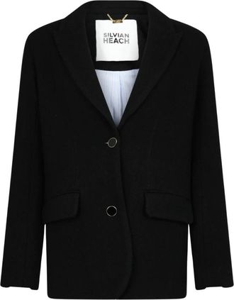 Silvian Heach Splik Blazer - Dames - Blazers - Zwart - L - Katoen - Jassen