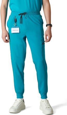 Members Only London Jogger Scrub Pants in Teal at Nordstrom, Size Xx-Large