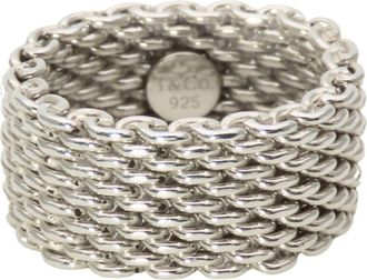 Tiffany & Co. Silver Silver 925 Band Ring (Pre-Owned)