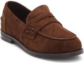 Jeffrey Campbell Studentz Penny Loafer in Dark Brown Suede at Nordstrom Rack, Size 10