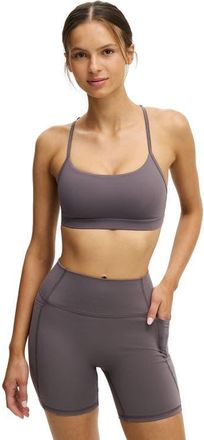 Cotton On 365 Keyhole Crop in Violet Grey at Nordstrom, Size Xx-Small
