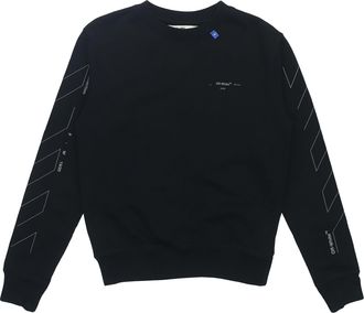 Off-white Unfinished 3M Arrow Crew Neck Sweater OMBA025E19E300031091