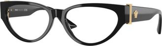 Versace Ladies Black Cat Eye Eyeglass Frames VE3366F GB1