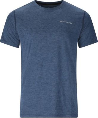 ENDURANCE Abdon Melange S/S Tee Funktionsshirt f&uuml;r Herren | blau