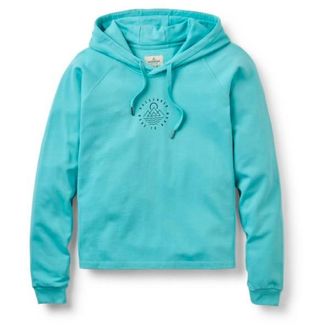 Passenger Remote Recycled Cotton Hoodie Hoodie f&uuml;r Damen | t&uuml;rkis