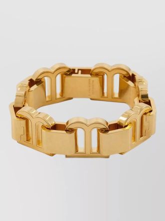 Balenciaga hourglass chain bracelet signature logo design