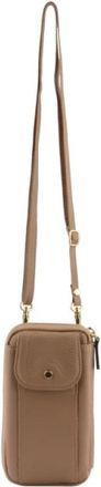 Pourchet Portable Case - Dames - Telefoonaccessoires - Beige - ONE Size - Leer - Accessoires