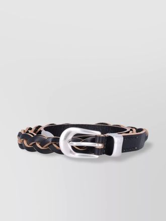 Our Legacy leather braided belt