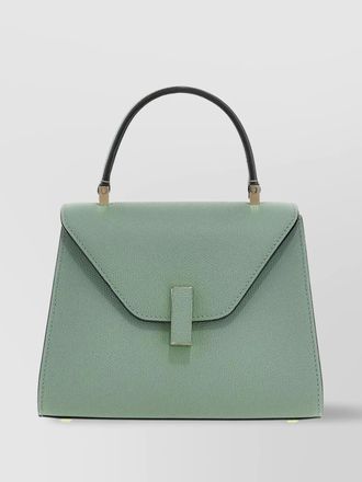 Valextra small handbag textured top handle