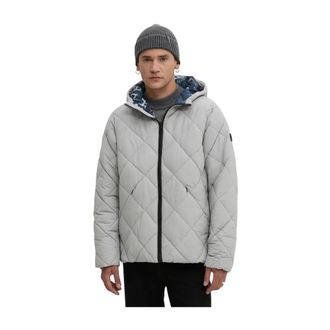 Desigual Huge Jas - Heren - Winterjassen - Grijs - L - Katoen - Jassen