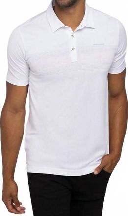 Travis Mathew Gulf Side Polo Shirt In White