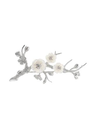 Anabela Chan Spilla Sakura Blossom in oro Vermeil rodiato - Argento