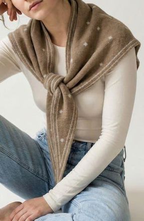 Saachi Triangle Scarf in Beige at Nordstrom Rack