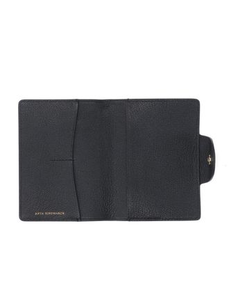 Anya Hindmarch Womens Wallets Black Goat Leather